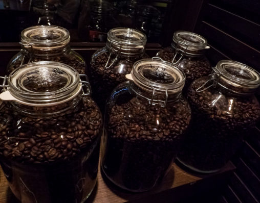 Coffee Jars Filled to the Brim